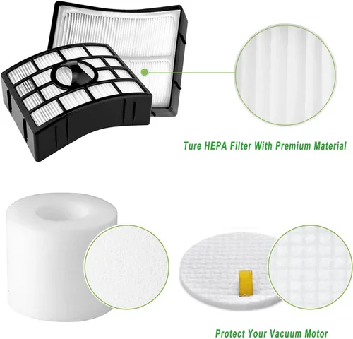 Miniatura 4 de NV752 AZ1501 AZ1002 Filtros para Shark Rotator Lift-Away Filtro de vacío Piezas de repuesto NV650 NV651 NV750 NV751 NV752 NV753C NV765 NV830 NV831