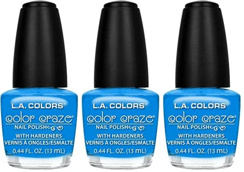 Miniatura 25 de L.A. COLORS Esmalte de uñas Color Craze, Glitter Bomb CNP543 Bomba de purpurina