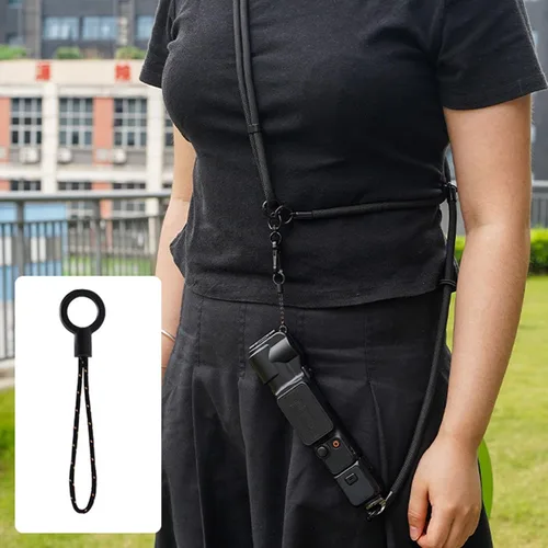 Miniatura 6 de Gugxiom Funda protectora para Osmo 3 Accesorios, Gimbal de plástico Protector de pantalla Tapa protectora de lente (negro)
