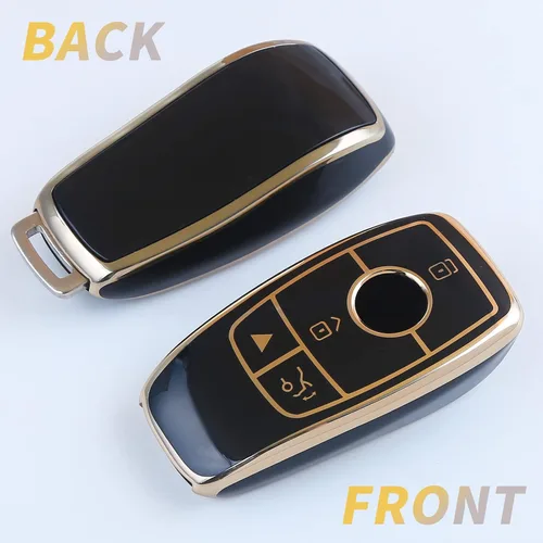 Miniatura 4 de Funda para llavero de Mercedes Benz, TPU suave de 360 grados de protección para llave de coche Clase A 2019-2021 Clase C Clase G, Clase S 2018-2021