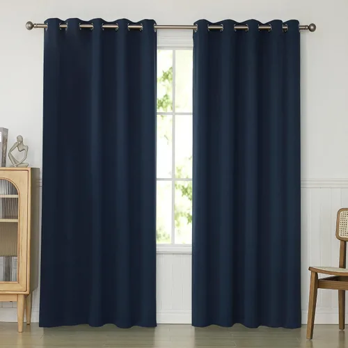 Miniatura 65 de KEQIAOSUOCAI Cortinas rosa bebé de 63 pulgadas para habitación de niñas - Con aislamiento térmico que oscurece la habitación, cortinas de ventana