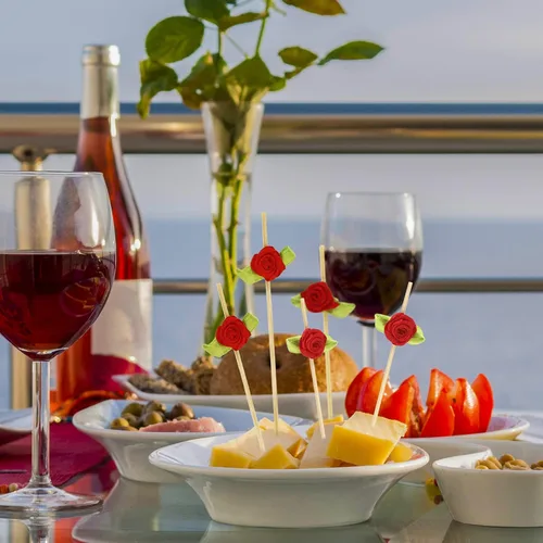 Miniatura 5 de Minisland Palillos de cóctel de flores de rosas multicolores, palillos de bambú de 4.7 pulgadas de largo para aperitivos, despedida de soltera