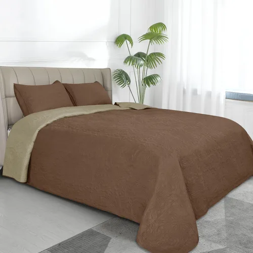 Miniatura 24 de Easy-Going - Juego de colcha reversible tamaño king con 1 colcha y 2 fundas de almohada, colcha de cama suave, edredón de microfibra liviano Gris