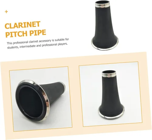 Miniatura 2 de Tubo de clarinete B Piezas de clarinete plano Suministros de clarinete Tubo de paso de agudos B Tubo de clarinete plano Barril Clarinete ajustable