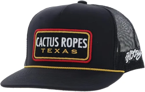 Miniatura 64 de HOOEY Adjustable Snapback Trucker Hat with Cactus Ropes Logo