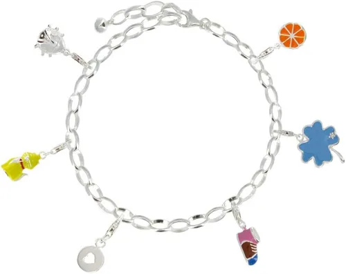 Miniatura 5 de Les Poulettes Jewels - Pulsera de plata de ley con dijes - Clásicos
