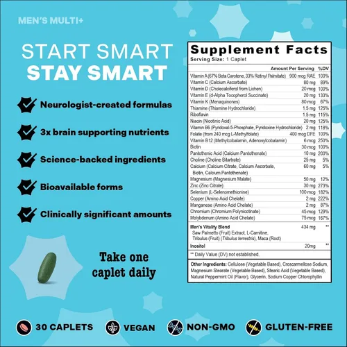 Miniatura 4 de Daily Bird Multi+, metilfolato, metilcobalamina (B12), multivitaminas, probióticos, mezcla orgánica de alimentos enteros naturales, suplemento