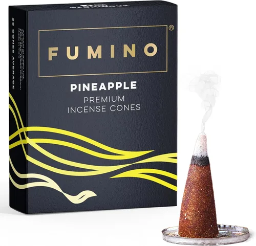 Miniatura 18 de Fumino® Conos de incienso fresco Autumn Breeze 20 por caja, fragancia Masala Agarbatti Joss para relajación y meditación, decoración del hogar