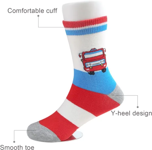 Miniatura 5 de Calcetines de vestir de algodón suave para niños y niños