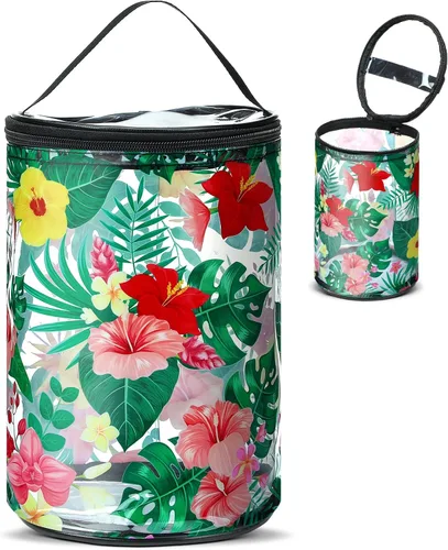 Miniatura 9 de Sanwuta - Neceser de regalos de playa, resistente, transparente, para loción, bolsas de aseo para viajes, protector solar, maquillaje, estuche