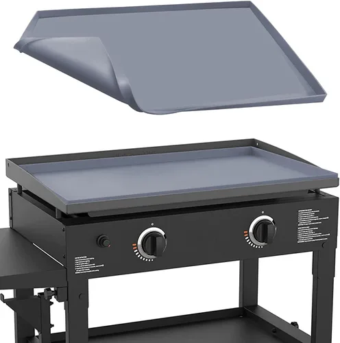 Miniatura 10 de 28" Alfombrilla de silicona para parrilla Blackstone de 28 pulgadas, cubierta de parrilla de silicona resistente de grado alimenticio, proteja su
