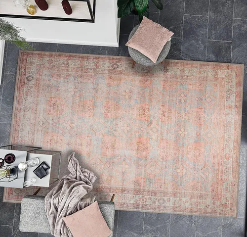 Miniatura 293 de GLN Rugs Traditional Collection - Alfombra de felpilla lavable a máquina, tradicional lavable, antideslizante, alfombra de felpilla de pelo corto