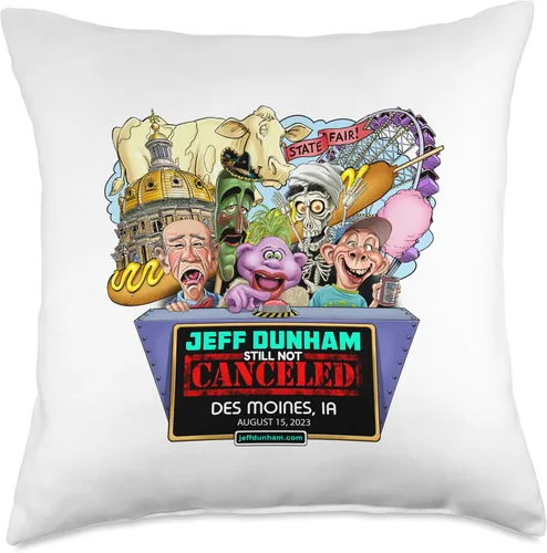 Miniatura 5 de JEFF DUNHAM Des Moines, IA (2023) - Almohada de 16 x 16 pulgadas, multicolor