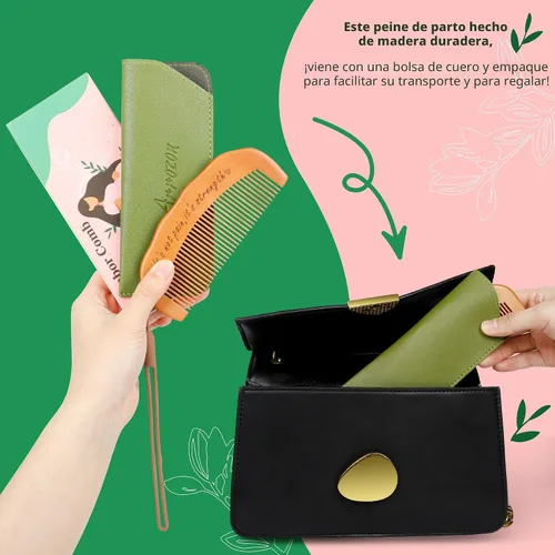 Miniatura 6 de Arrozon Peine de parto para mujeres, bolsa de hospital imprescindible para mamá embarazada, peine de trabajo de parto natural esencial para el parto