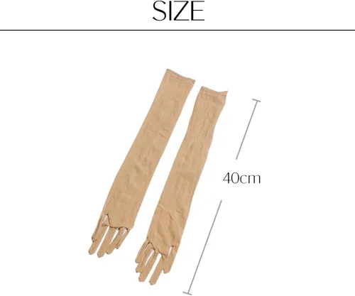 Miniatura 3 de Guantes largos de encaje para mujer, ultrafinos, para bodas, fiestas al aire libre