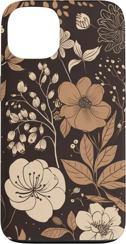 Miniatura 7 de Hazelnut Brown Wildflower Floral Flower Design Case for iPhone 17