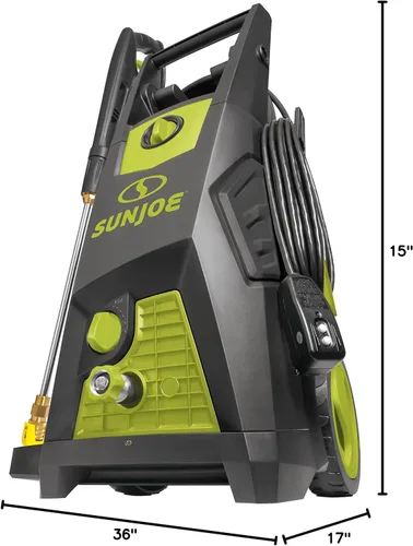 Miniatura 7 de Sun Joe SPX3550 Max - Lavadora a presión eléctrica de inducción sin escobillas con 5 boquillas de conexión rápida, tanque de detergente, limpia