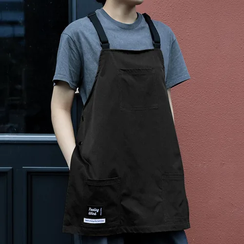 Miniatura 8 de Professional Utility Apron Polyester with Storage Pockets Apron Vest for Restaurant Staff Hairdressing Baristas Tool