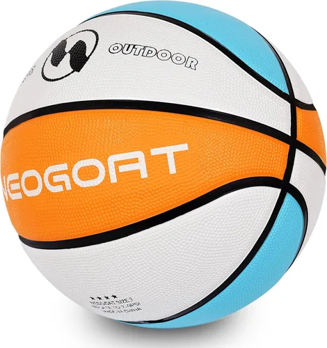 Miniatura 14 de Pelota de baloncesto para niños y jóvenes tamaño 4/5 25.5/27.5", Pelota de baloncesto de goma gruesa y duradera de alto rebote NEOGOAT tamaño 4/5