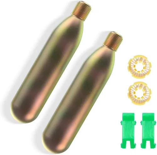 Cartucho de CO2 de 0.85 oz para chaleco salvavidas, kit de reparación de chaleco salvavidas PFD automático/manual, cartucho de metal para cartuchos