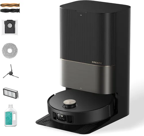 Miniatura 9 de DREAME X50 Ultra Robot Aspiradora y Fregona con Autovaciado y Limpieza Automática de la Fregona, Succión de 20,000Pa, Evitáción de Obstáculos y Negro
