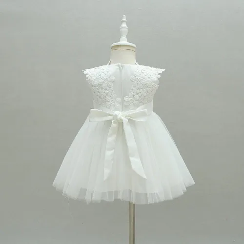 Miniatura 3 de CareCheer Vestido de bautizo para bebé niña, vestido de bendición de dedicación de bautizo, vestidos de ocasión especial con bordado floral