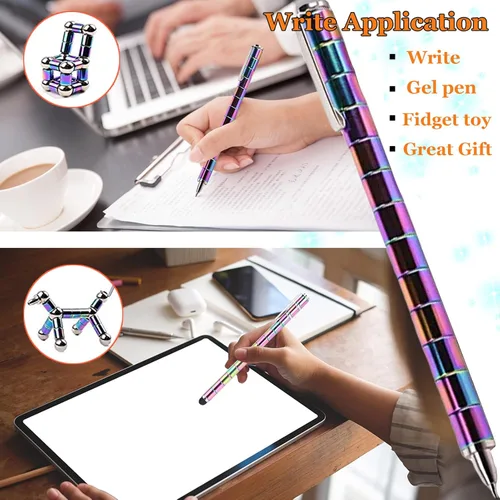 Miniatura 4 de Bolígrafos Fidget Magnéticos para Adultos y Adolescentes - Regalos de Graduación para Ella Cosas Geniales Alivio del Estrés Regalos Divertidos