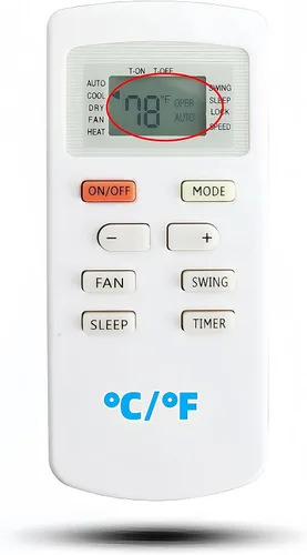 Mando a distancia de repuesto YX1FF YX1F compatible con aire acondicionado Soleus Air Soleus GH-PAC-10E5 (pantalla tanto en Fahrenheit como Celsius)