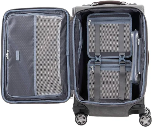 Miniatura 2 de Travelpro Platinum Elite-Softside - Maletas expansible con ruedas giratorias, Gris Vintage), 409182C05
