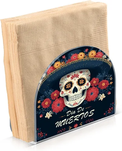 Miniatura 13 de Servilletero de otoño de gnomo negro para mesa, dispensadores de pañuelos acrílicos, servilleteros de cóctel para bodas, fiestas, eventos