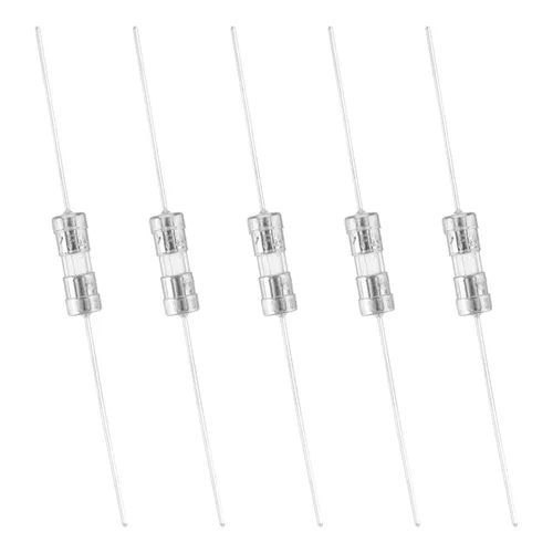 Miniatura 21 de Bettomshin 20 fusibles de plomo axial de tubo de cerámica T1A de 250 V, 0.142 x 0.394 in/0.14 x 0.39 pulgadas, fusible de fusión lenta de retardo