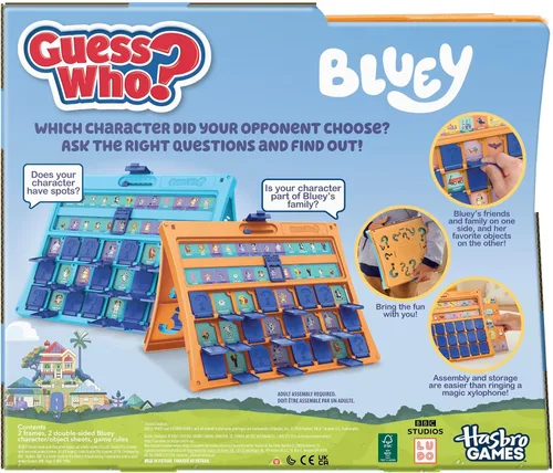 Miniatura 2 de Hasbro Gaming Juego de edición Bluey Personajes y objetos Bluey Divertidos juegos de mesa para niños para familias 2 jugadores 15 minutos