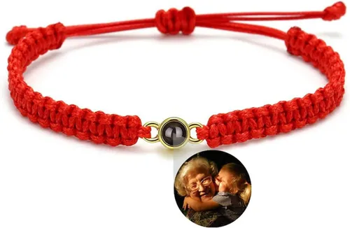 Pulseras de proyección personalizadas con fotos, pulseras personalizadas para parejas con fotos de mascotas familiares para parejas, joyería de