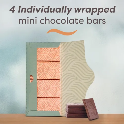 Miniatura 6 de GuyLian - Barra de caramelo salado de chocolate con leche prémium de 3.53 onzas, tableta de chocolate gourmet belga, dulce y salado para mujeres