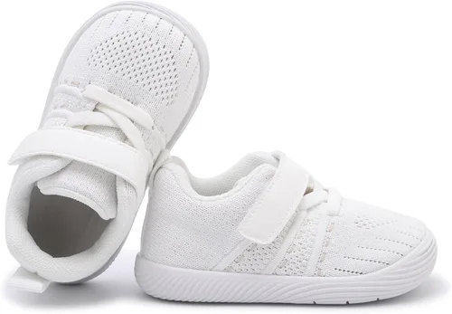 Zapatos de bebé para niño y niña, zapatos para caminar sin cordones para bebés, zapatos para primeros pasos, 6, 9, 12, 15, 18, 24 meses