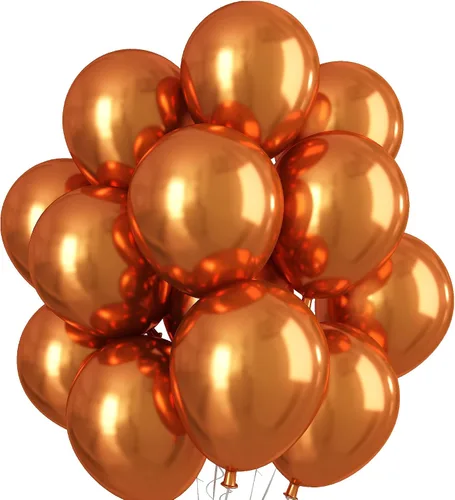 Miniatura 20 de Globos cromados verdes, 50 unidades de 10 pulgadas, globos metálicos de doble capa de color verde claro brillantes y gruesos, globos de látex