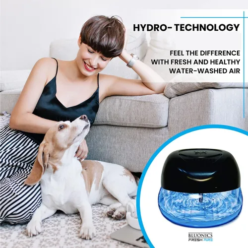 Miniatura 2 de Bluonics Fresh Aire - Paquete de 2 lavadores de aire a base de agua, revitalizador de aire y ambientador de habitación con 4 botellas de fragancia