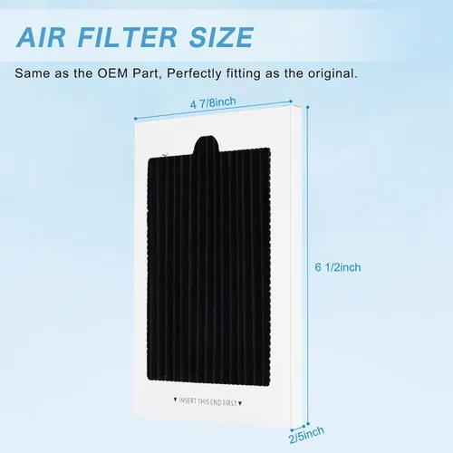Miniatura 7 de Filtro de aire de repuesto para refrigerador Frigidaire PAULTRA Pure Air Ultra, compatible con Electrolux EAFCBF, Kenmore, refresca tu refrigerador
