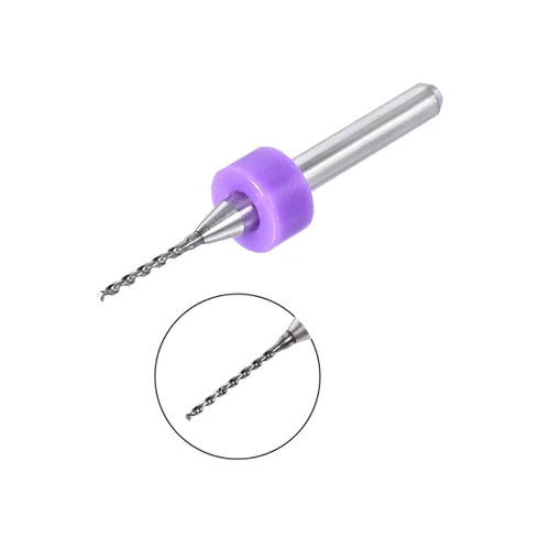 Miniatura 5 de uxcell Brocas para PCB 0.008 in-0.043 in Carburo de Tungsteno Herramienta Rotativa Joyería Grabado CNC Placa de Circuito de Impresión Micro Brocas