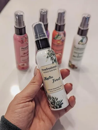 Miniatura 4 de Spray de excremento para inodoro, spray de inodoro Pre Poo, eliminador de olores de baño y ambientador, 2.5 onzas, paquete de 5