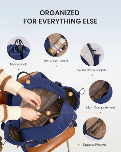 Miniatura 3 de Mochila de tenis Sucipi para mujeres y hombres, mochila para raquetas de tenis resistente al agua y lavable a máquina, bolsa deportiva ligera