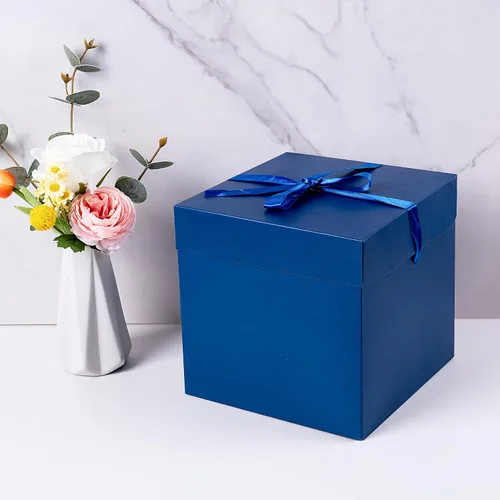 Miniatura 6 de Elephant-package Caja de regalo mediana con tapas, cinta y relleno de papel, para cumpleaños de hombres y niños, día del padre, despedida