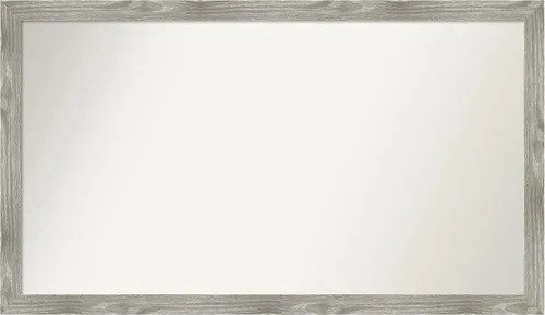 Miniatura 451 de Amanti Art Espejo personalizado, espejo de baño gris plomo a rayas, espejo de pared o espejo de tocador de baño sobre el fregadero