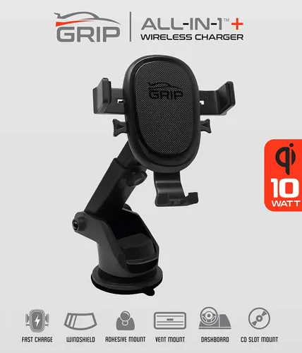 Miniatura 9 de Verizon - Soporte de carga inalámbrica para automóvil, sensor automático, soporte para teléfono de automóvil, 10 W Qi de carga rápida, montaje