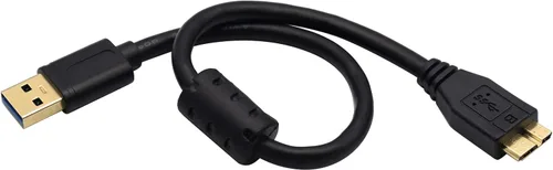 Miniatura 6 de Cable extensor USB 3.0 Micro B, chapado en oro, USB 3.0 A a Micro B, cable de extensión compatible con Samsung Galaxy S5, Note 3, Note Pro 12.2