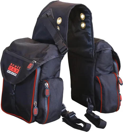 Miniatura 3 de TrailMax Serie 500 Bolsas de sillín aisladas y acolchadas para montar en senderos; bolsas acolchadas y aisladas para caballos; bolsas acolchadas