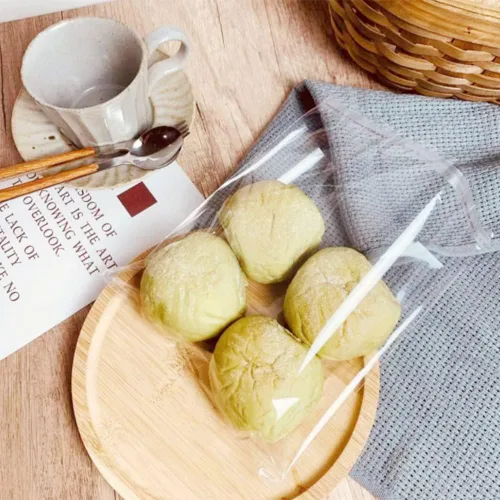 Miniatura 5 de Bolsas de celofán resellables de 5½ x 7¼ pulgadas, 100 bolsas transparentes para galletas autoadhesivas para tarjetas de galletas de caramelo