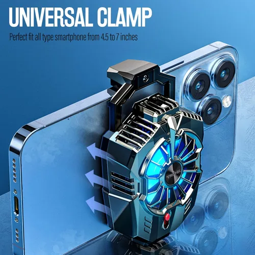 Miniatura 5 de TRILINK Enfriador de teléfono para juegos, ventilador de refrigeración universal para teléfono con dos modos de enfriamiento, funda de radiador
