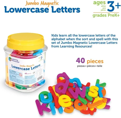 Miniatura 6 de Letras magnéticas Learning Resources minúsculas, grandes