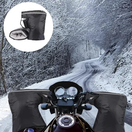 Miniatura 3 de PENINSULA LOVE Guantes universales para manillar de moto, impermeables y cortavientos para moto de nieve, guantes impermeables para ATV, guantes